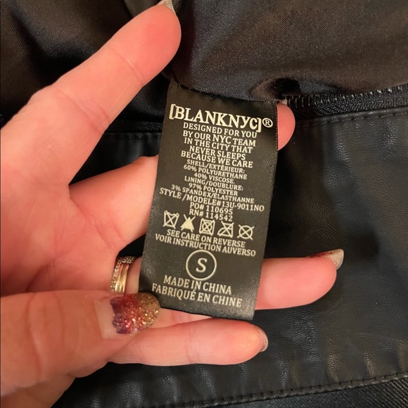 BLANK NYC Faux Leather Moto Jacket - Picture 6 of 6